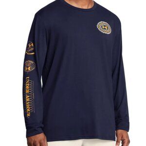 Under Armour Men's T shirt XL Loose fit Love Of The Game Long Sleeve Navy NWT
